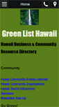 Mobile Screenshot of greenlisthawaii.com